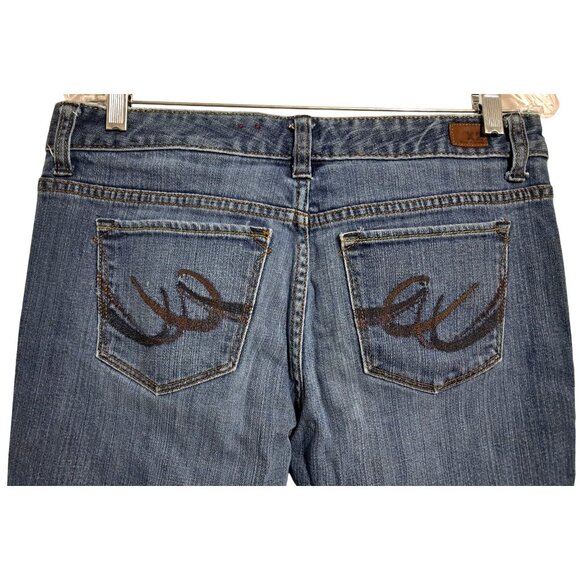 X2 Jeans Womens 10 L Slim Low Rise Boot Cut 06 Y2k Western Cowgirl - Picture 6 of 16
